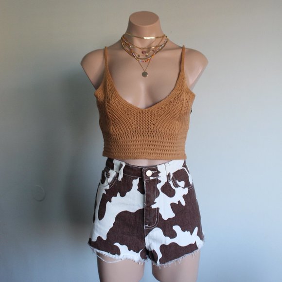 🚨LAST ONE// Peanut butter Crochet top - Picture 9 of 11